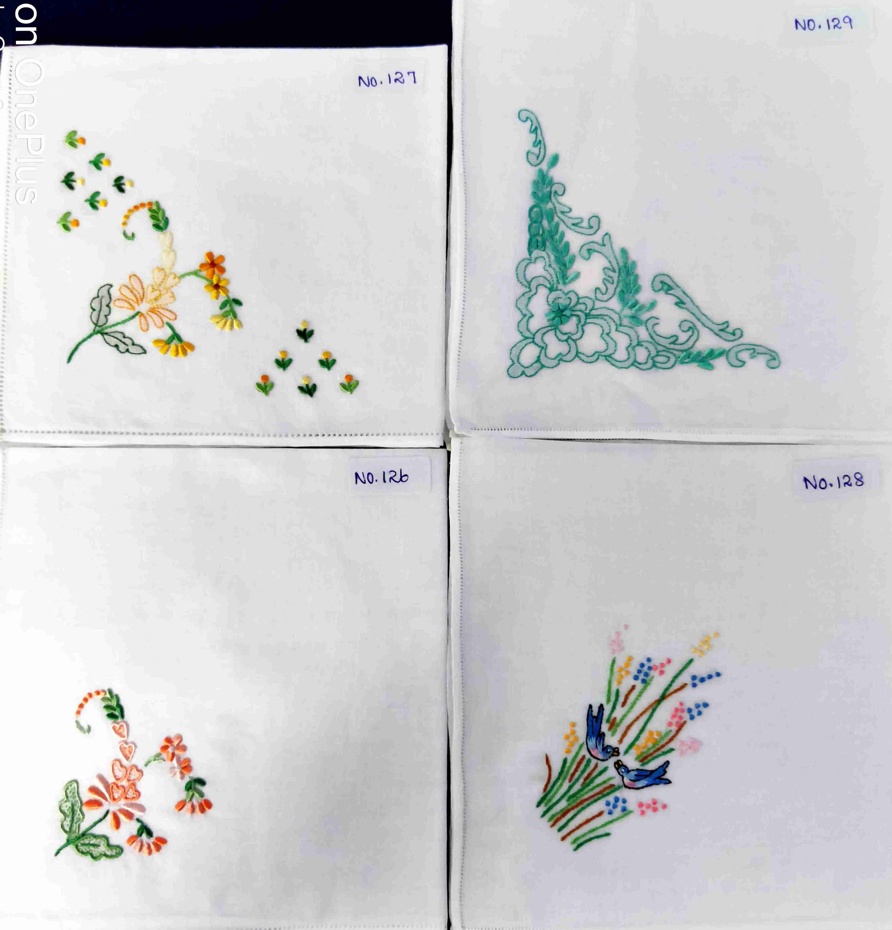 Emb Hankies