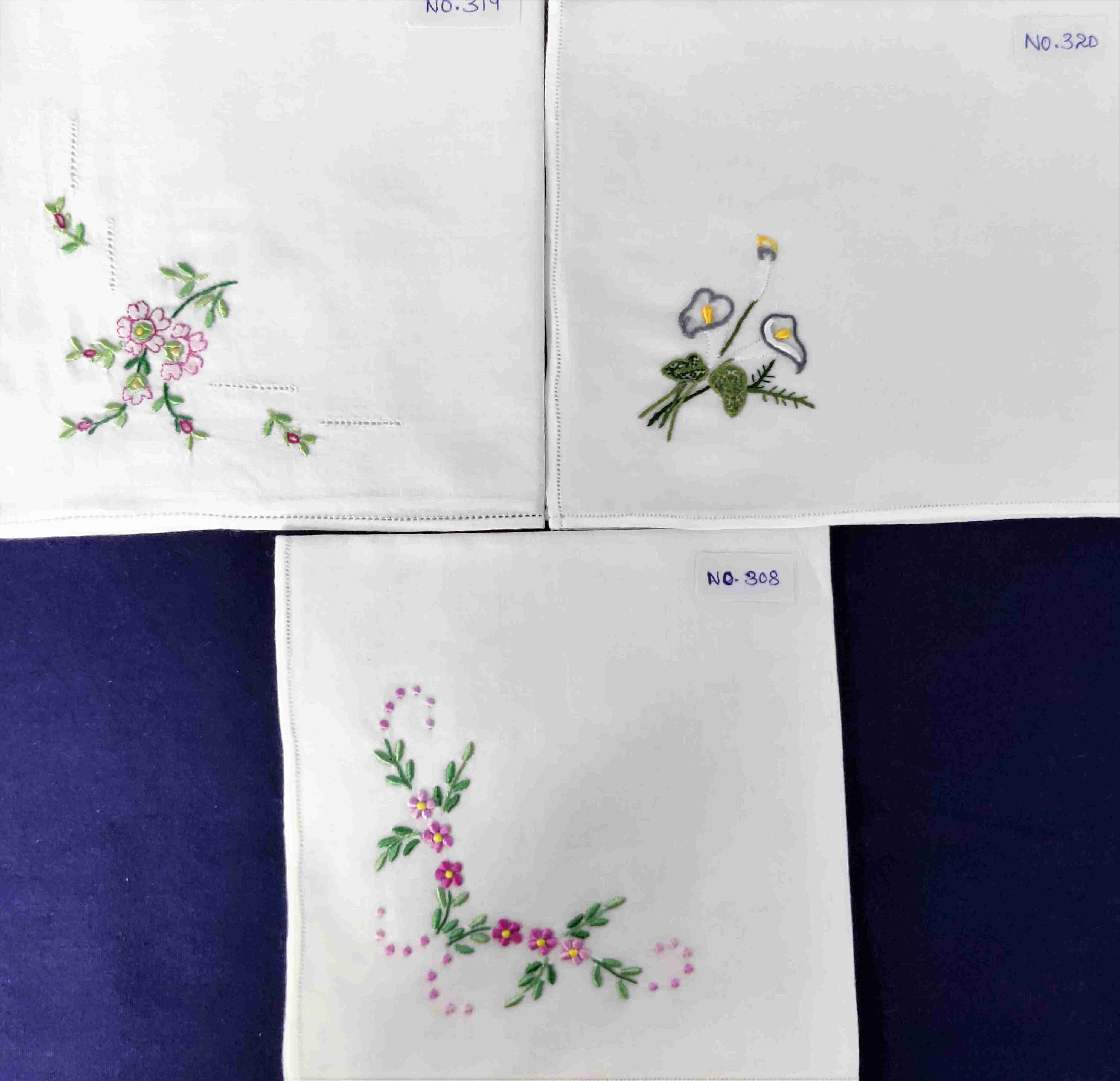 Emb Hankies