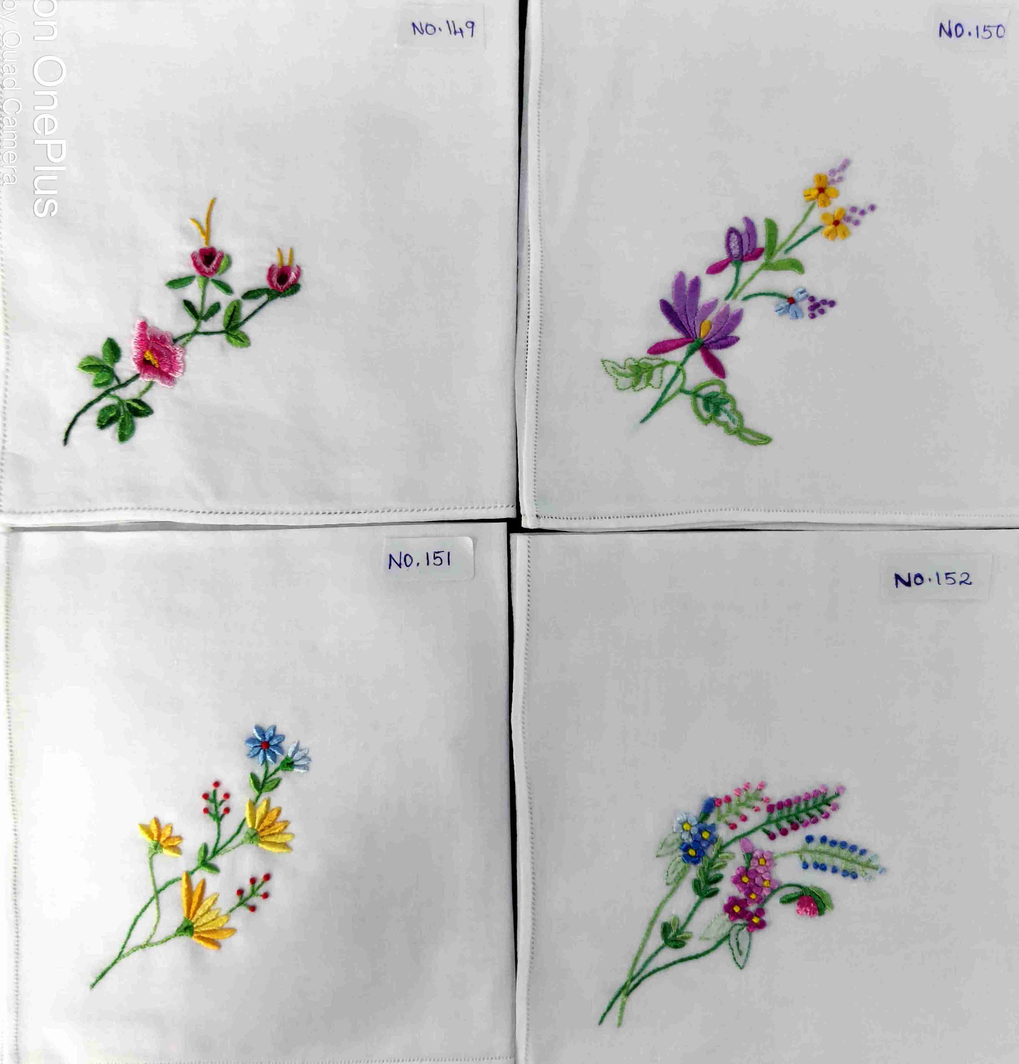  Emb Hankies