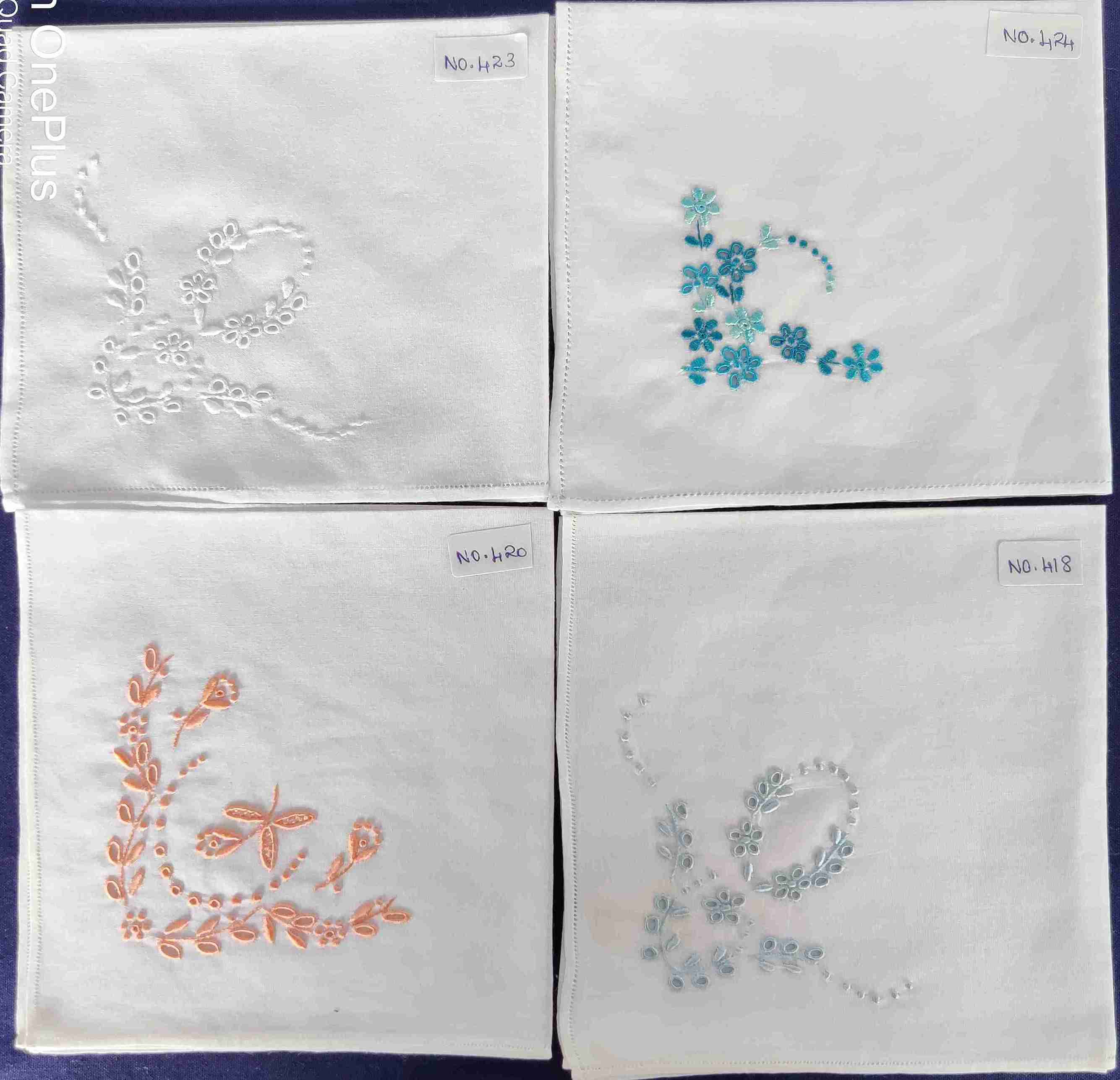  Emb Hankies
