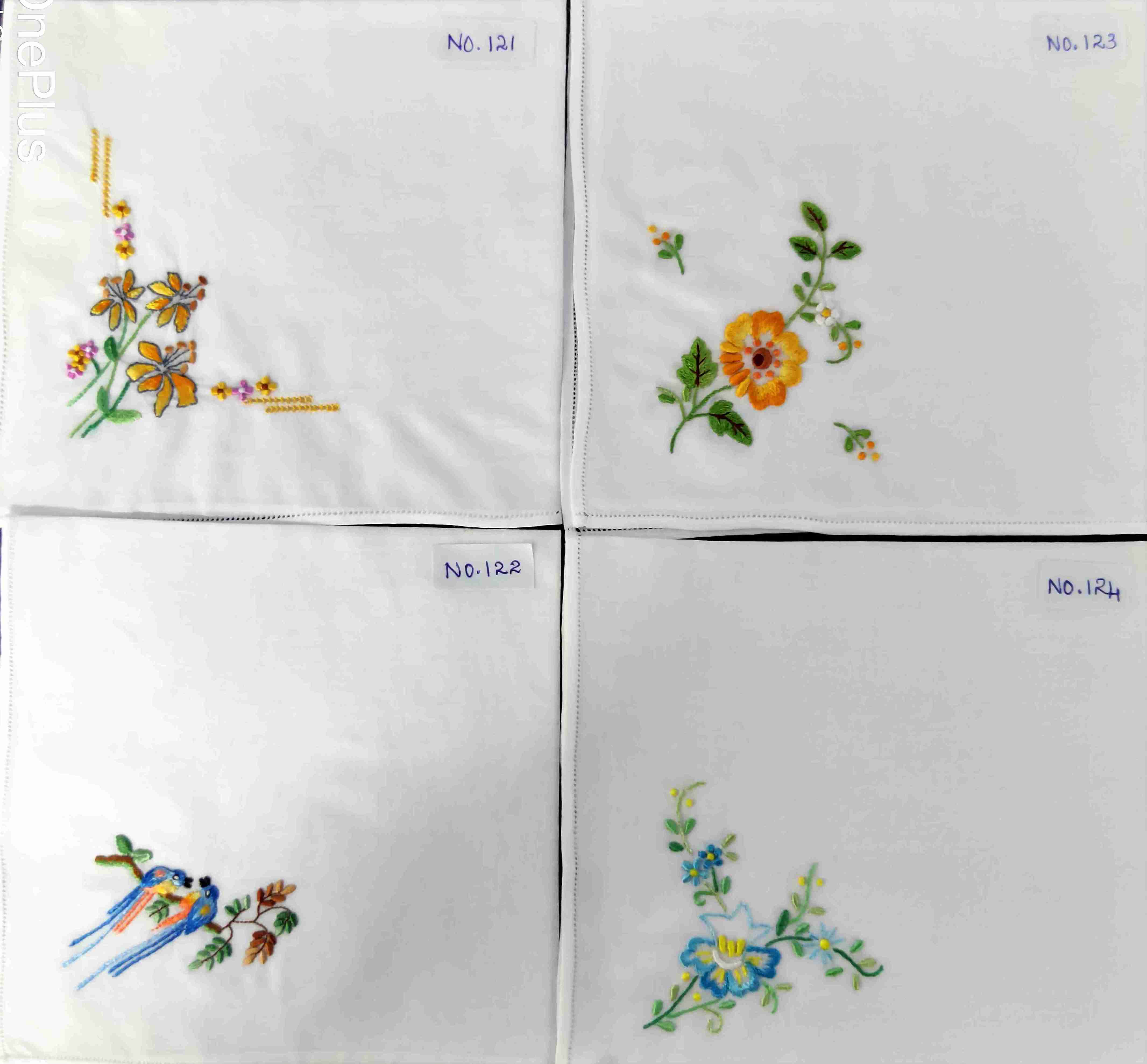  Emb Hankies