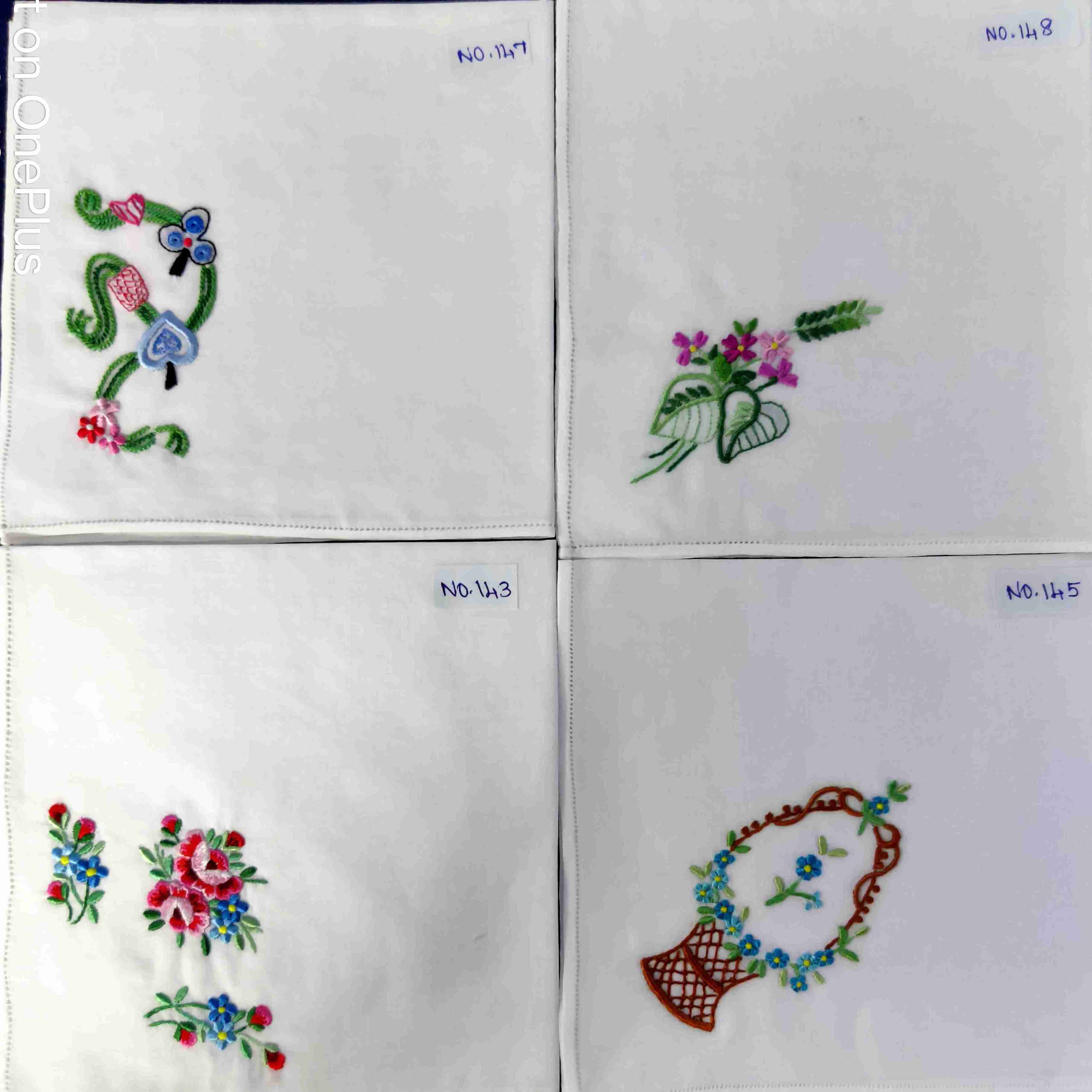  Emb Hankies