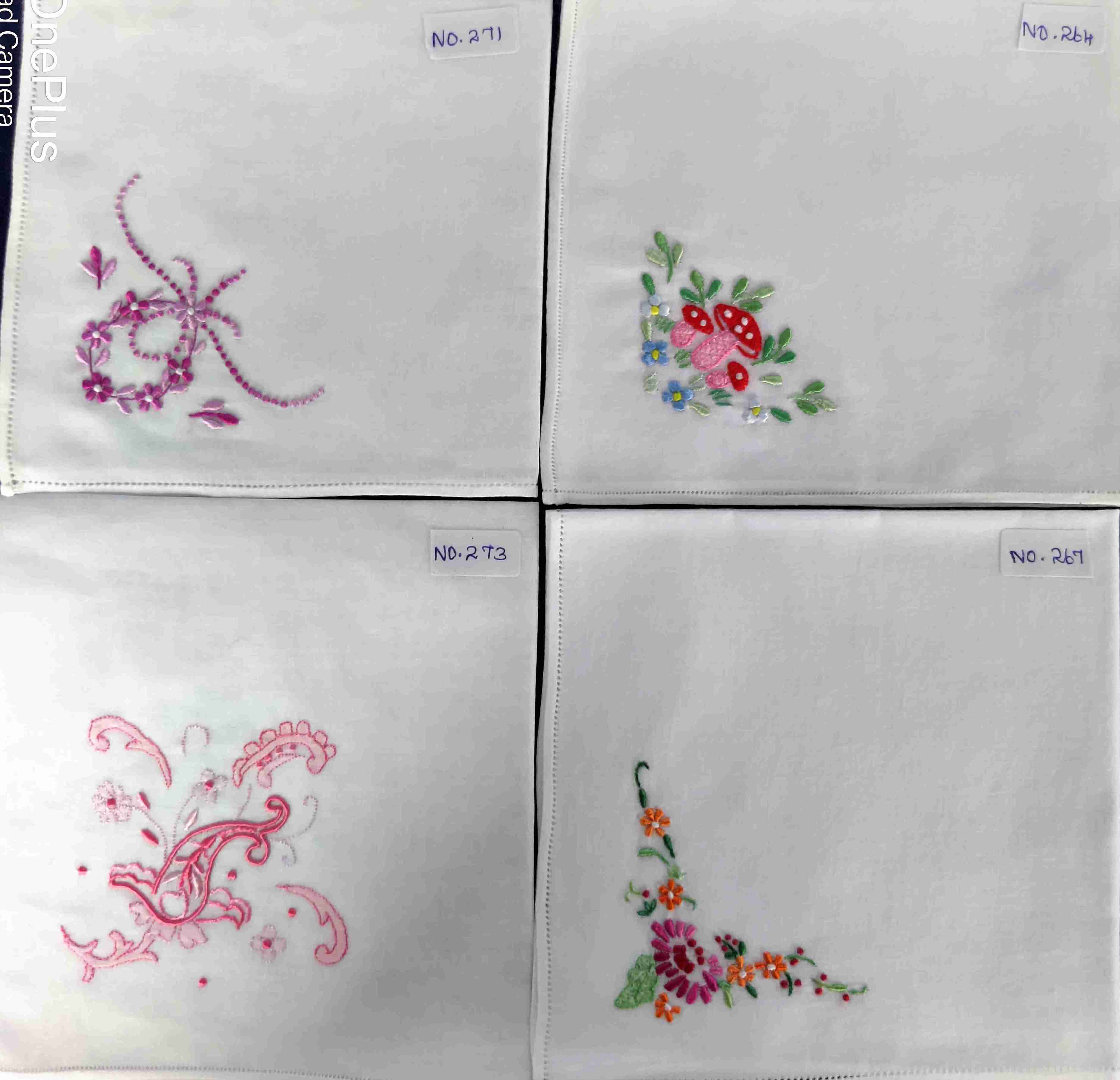  Emb Hankies