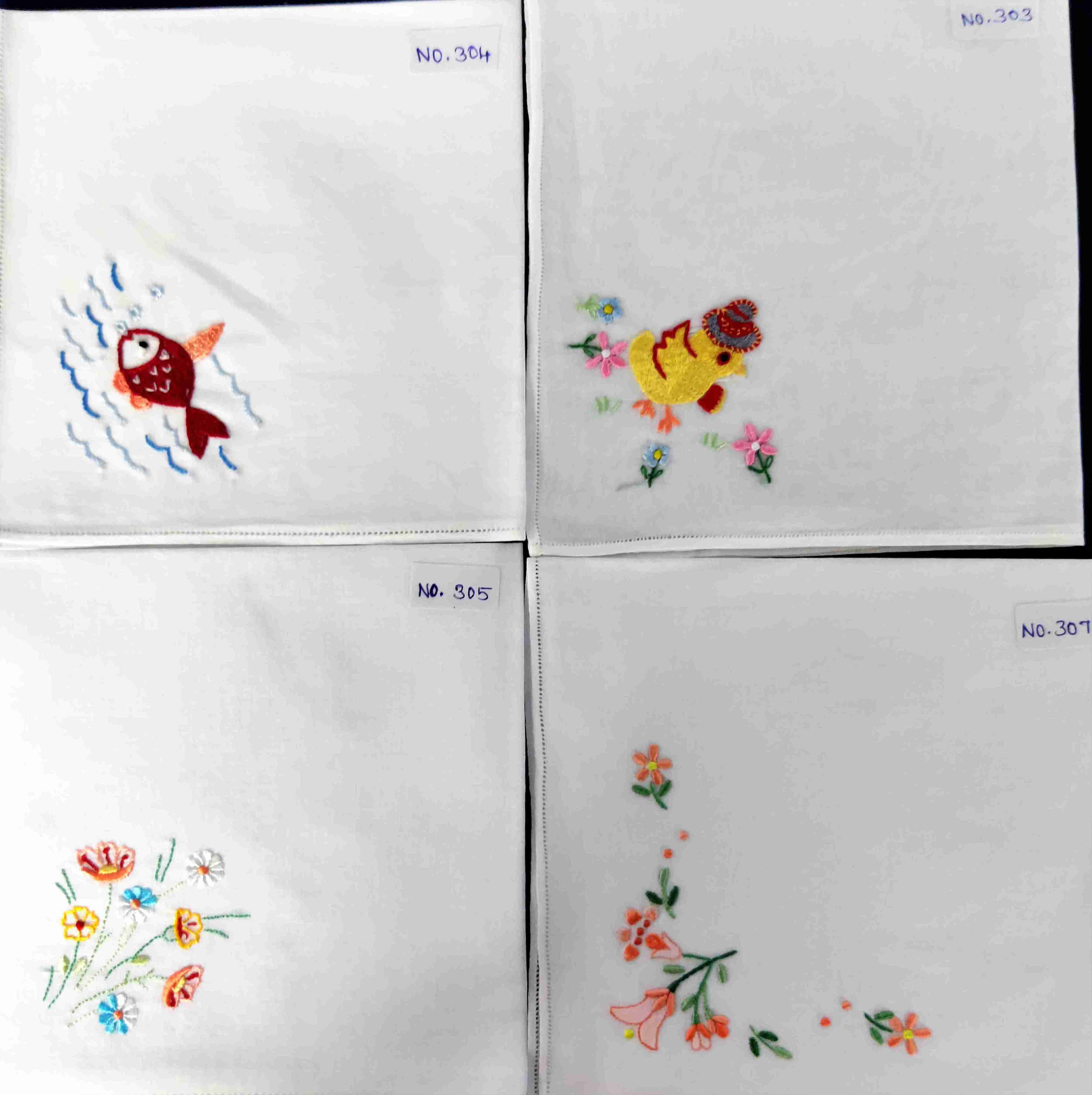 Emb Hankies