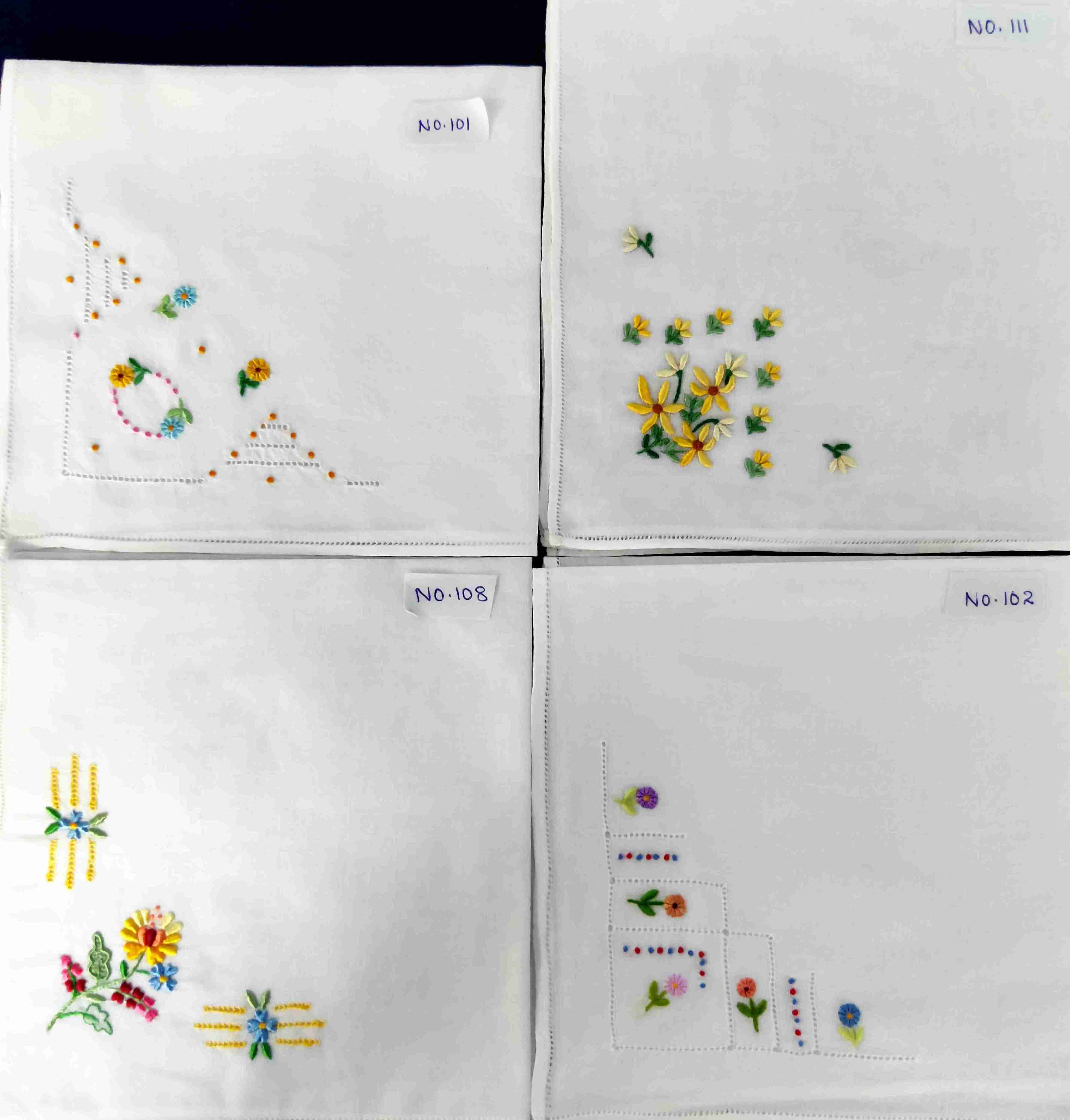 Emb Hankies