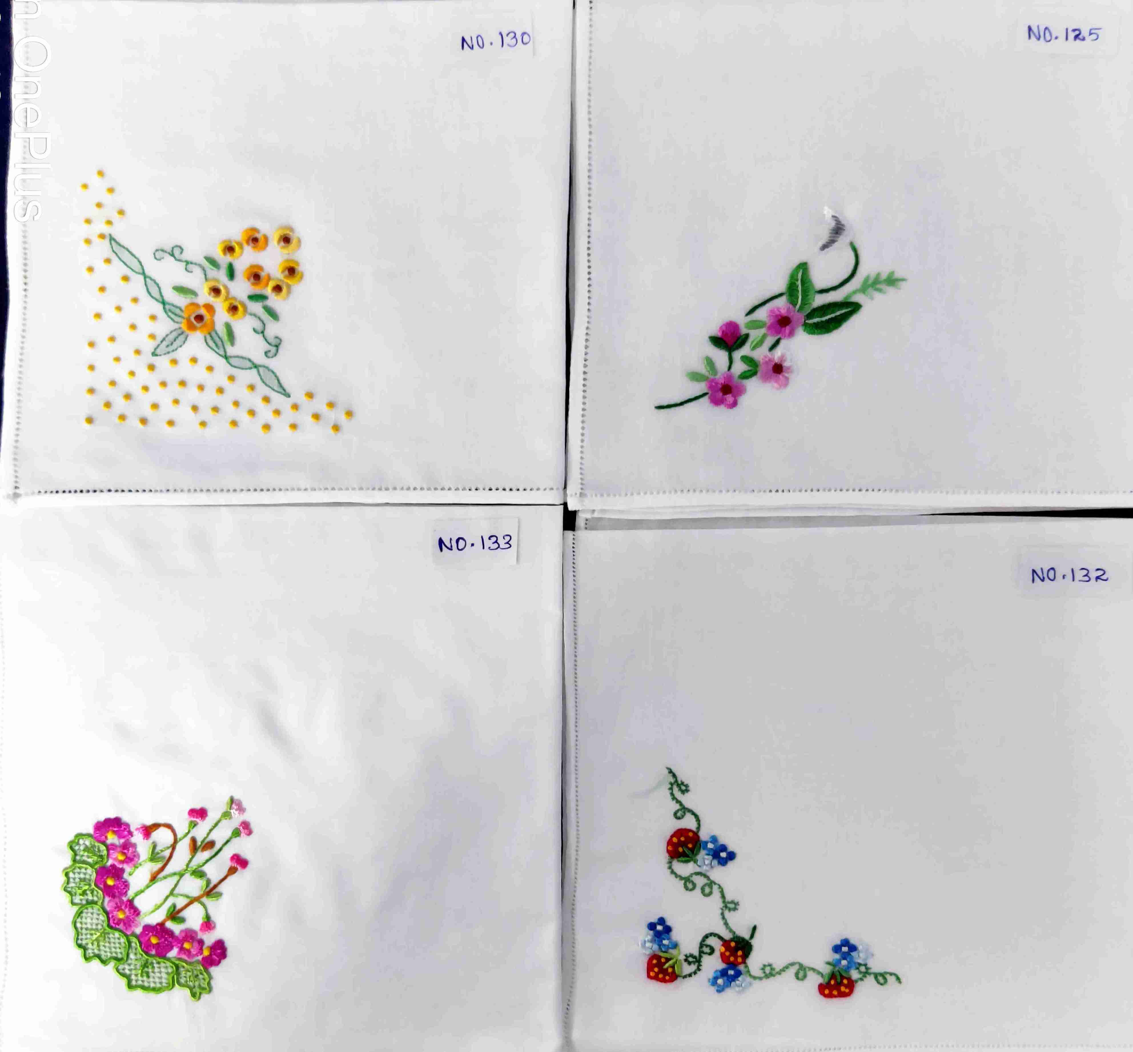  Emb Hankies