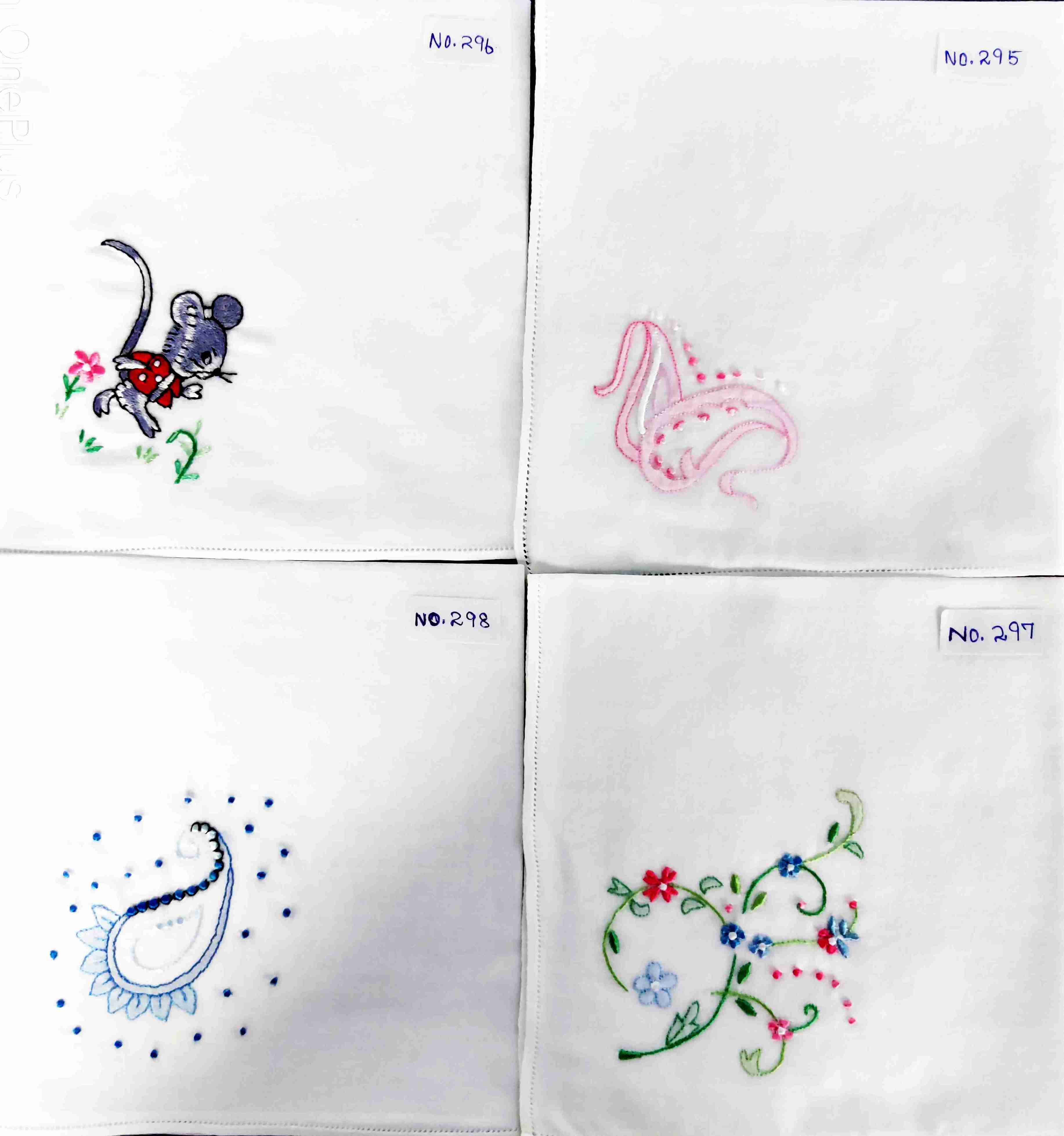  Emb Hankies