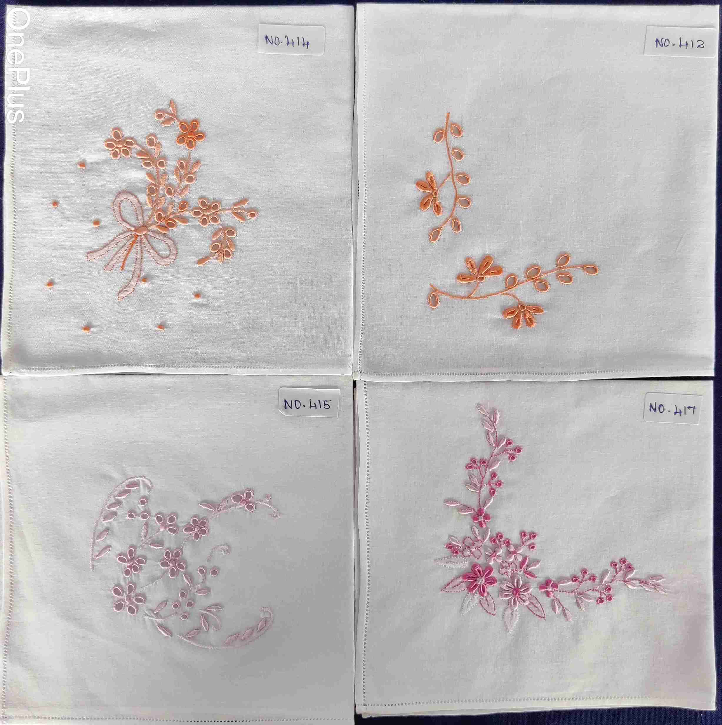  Emb Hankies