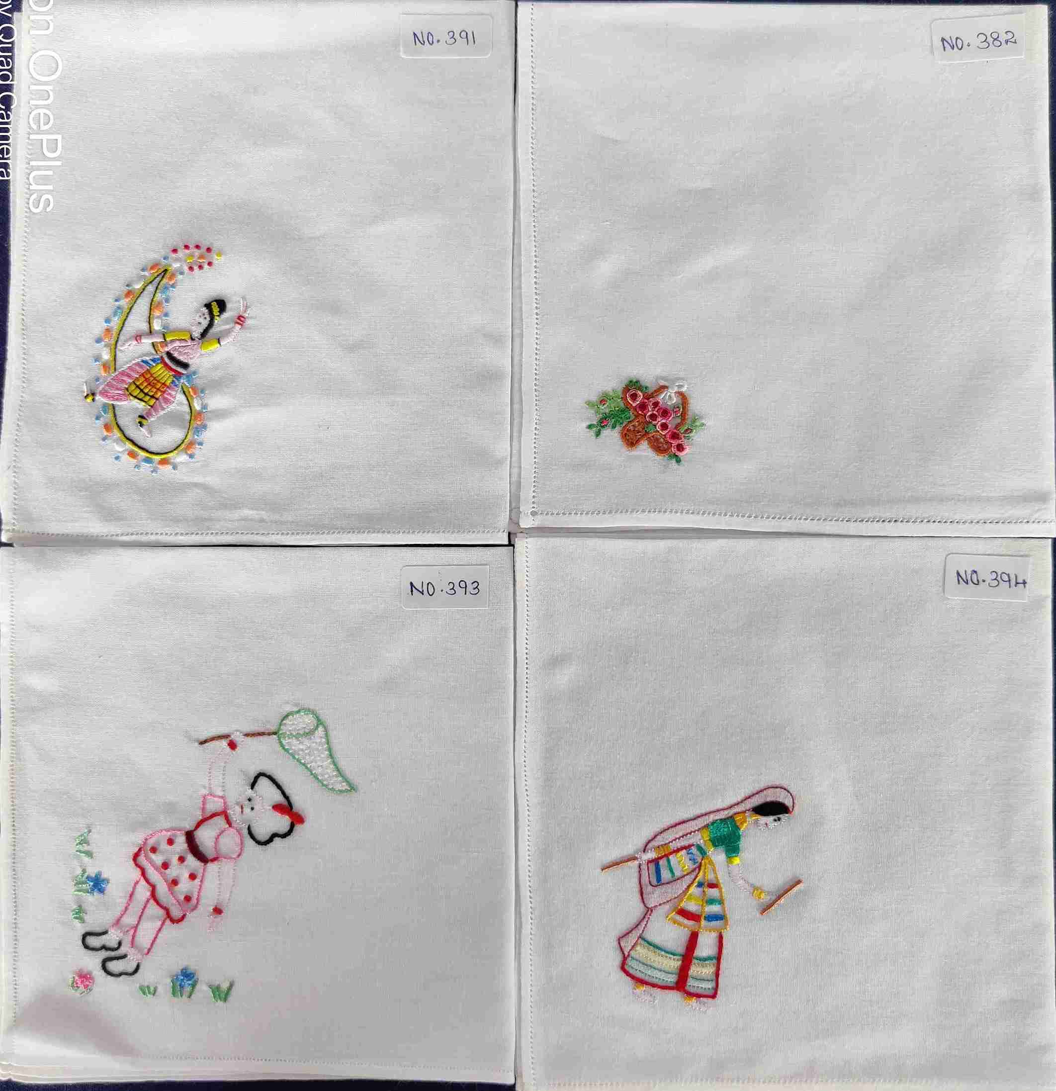  Emb Hankies