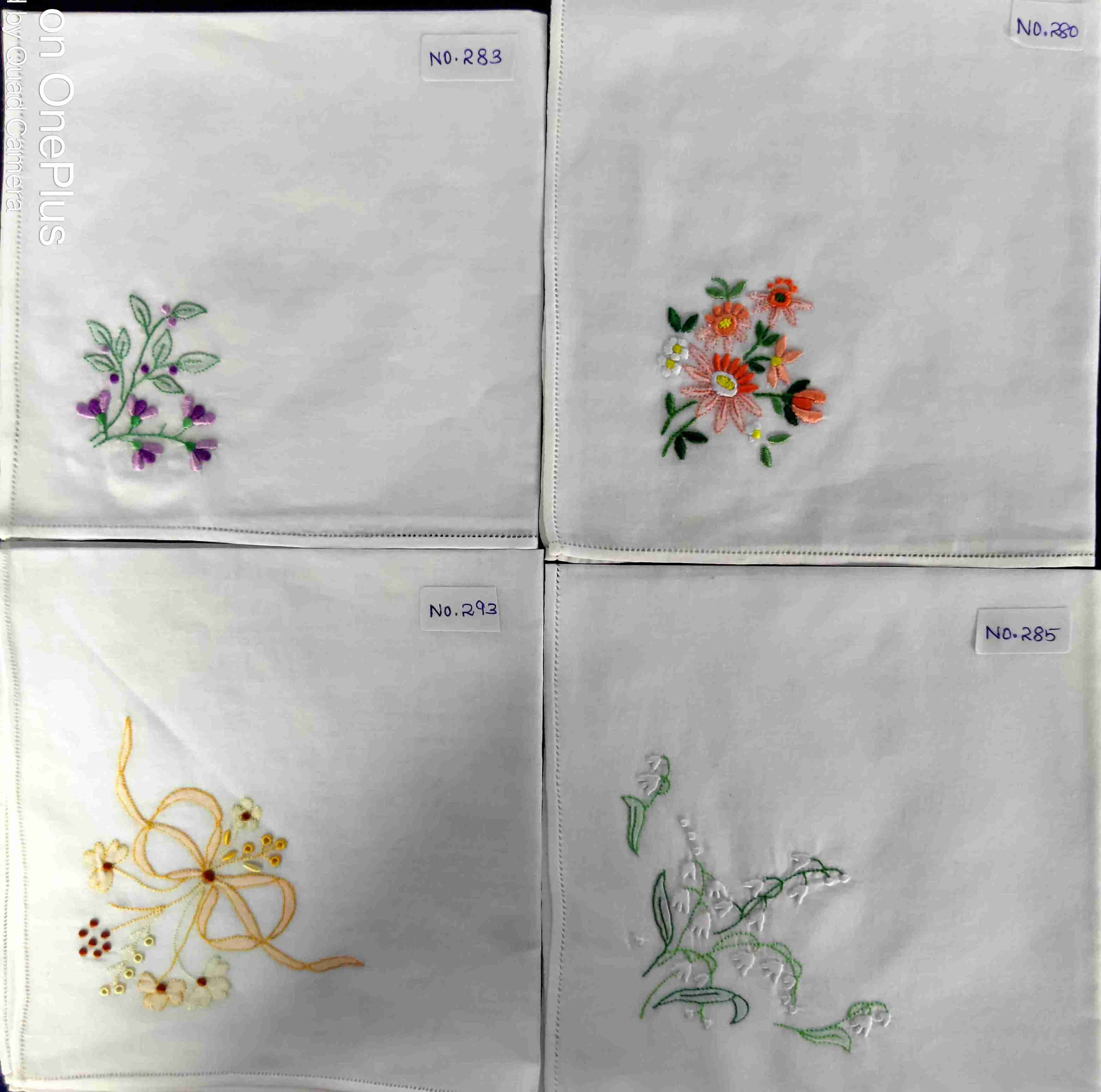  Emb Hankies