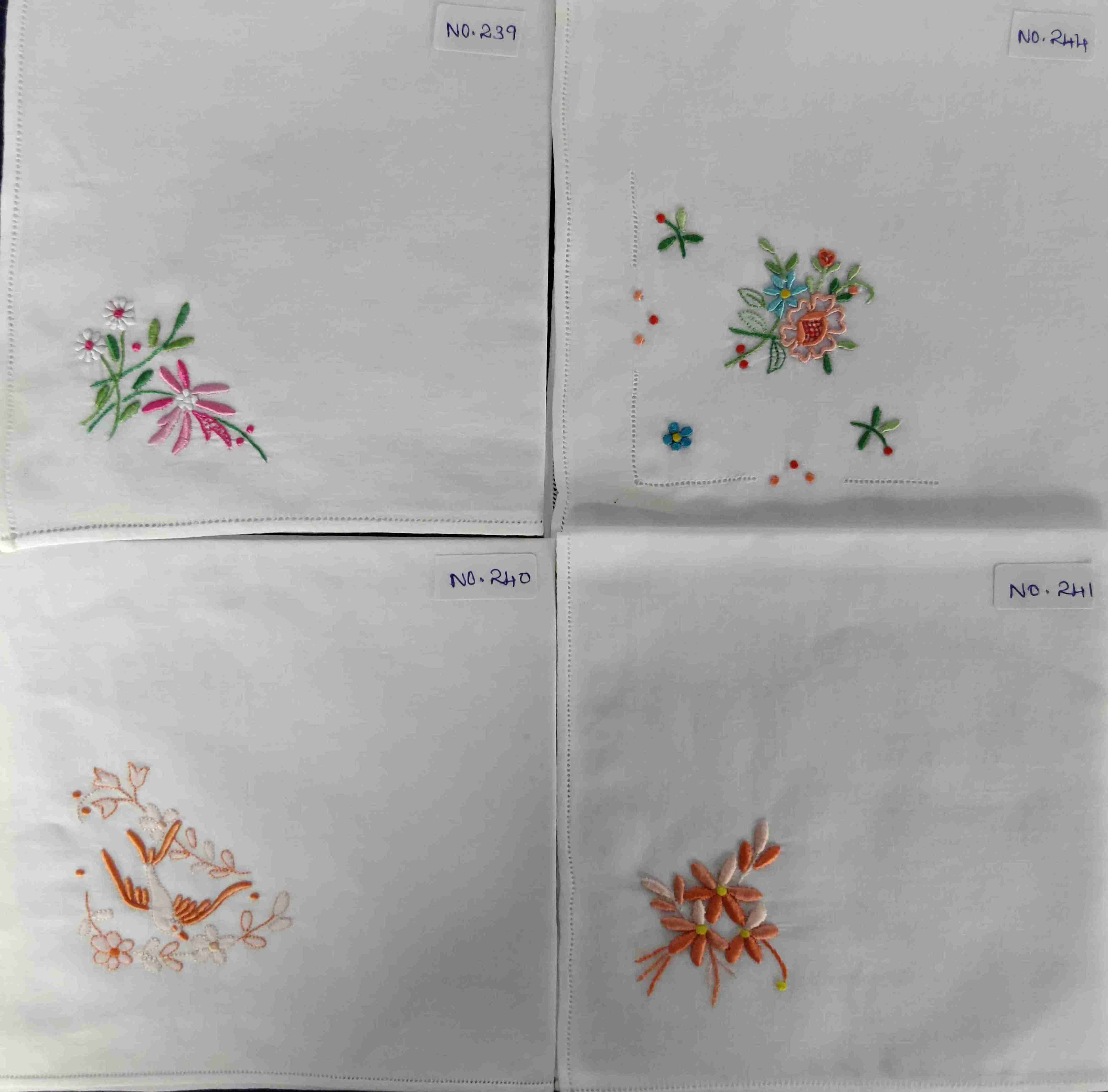  Emb Hankies