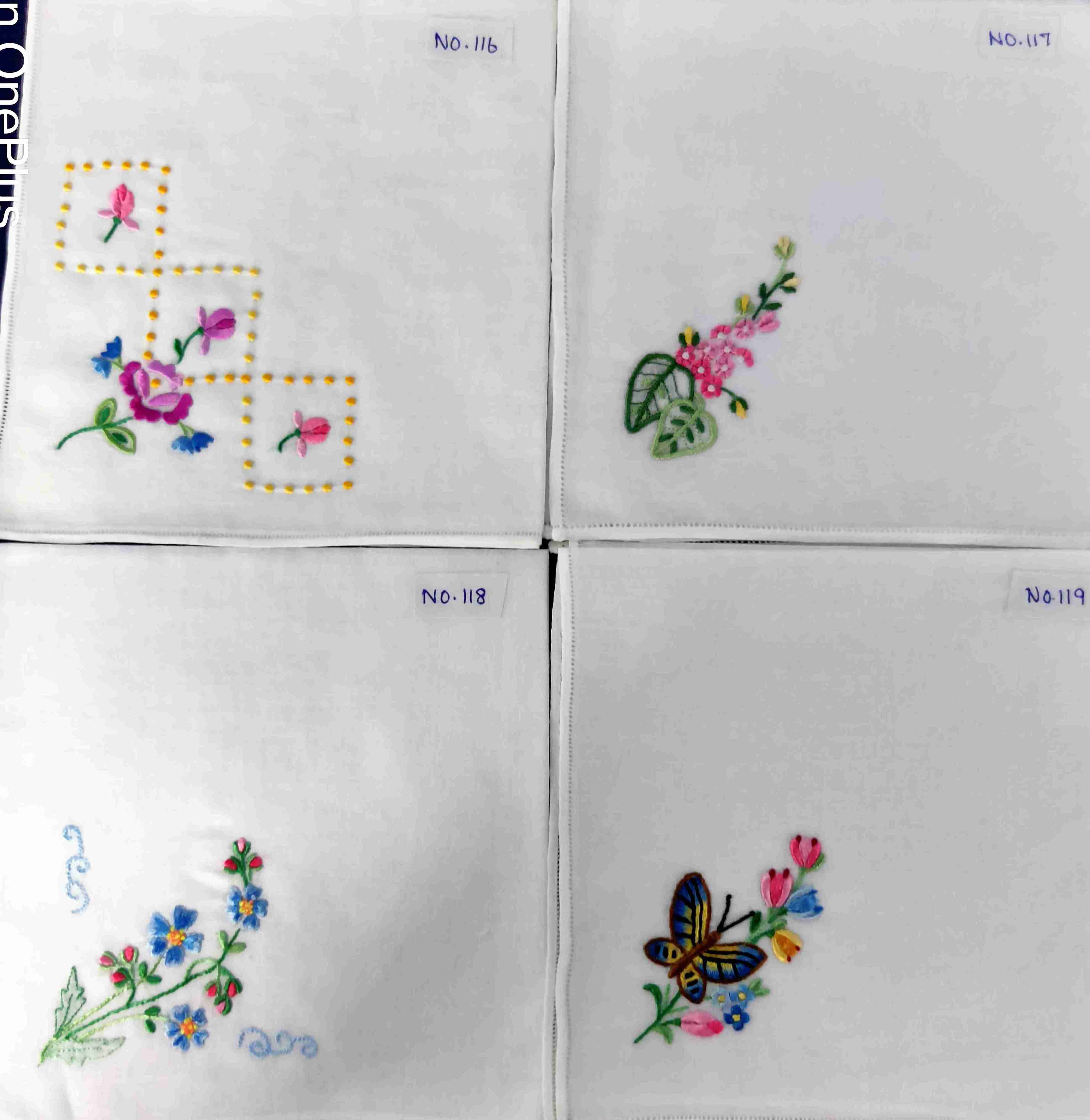  Emb Hankies
